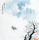 清晨云淡-当代著名山水画家作品-收藏推荐