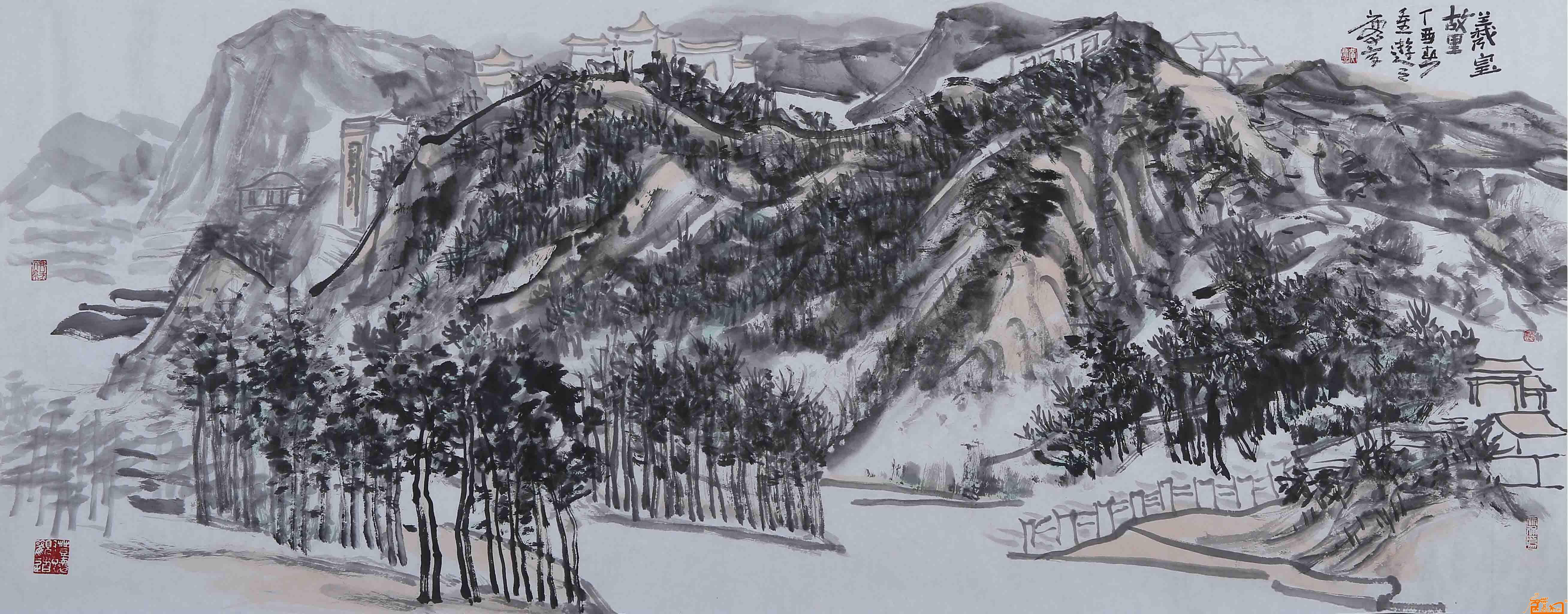 義皇故里  180×68cm